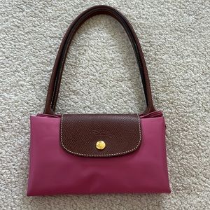Pink Longchamp bag